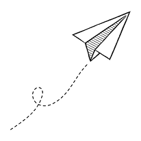 Paper plane illustration